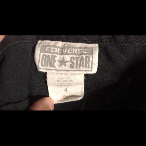 Converse OneStar Black Shorts - Picture 2 of 2